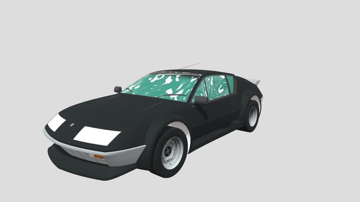 1979 Alpine A310 V6 GT 3D Model