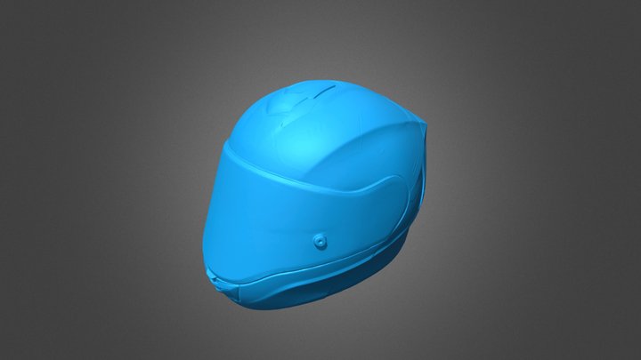 Helmet-3D Scanned by Revopoint Trackit – Free 3D Model STL