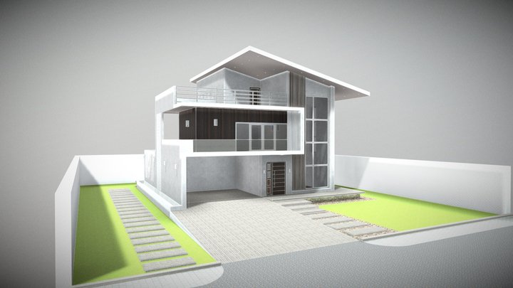 Modern house 3D Model