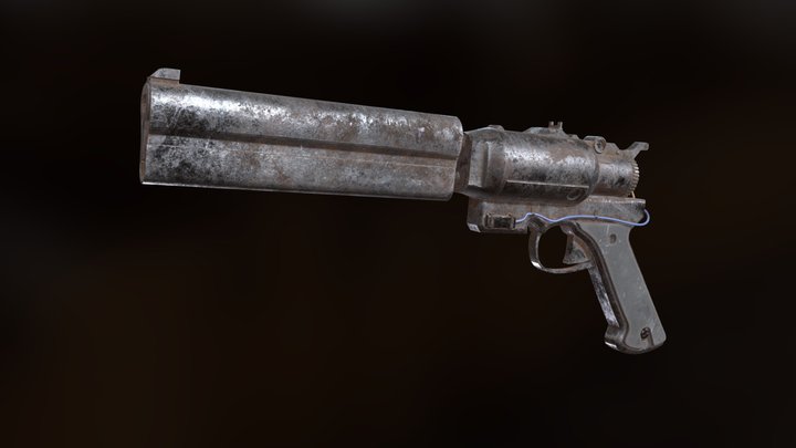 Anvil Gun Arc Raiders 3D Model