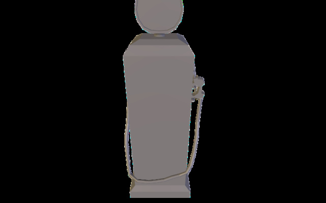 Petrol Pump 3D Model