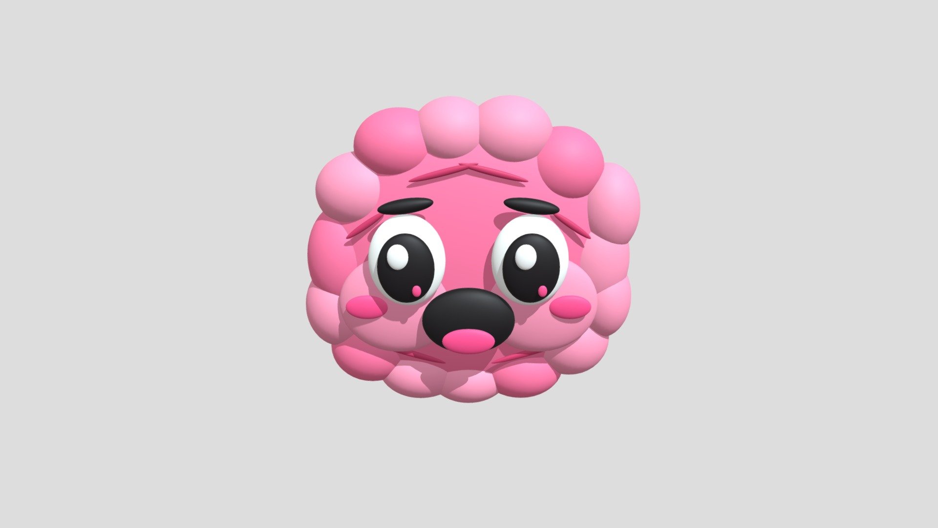 Cute_pink_brain_3d - 3D model by NotableMat4497 [8168c79] - Sketchfab