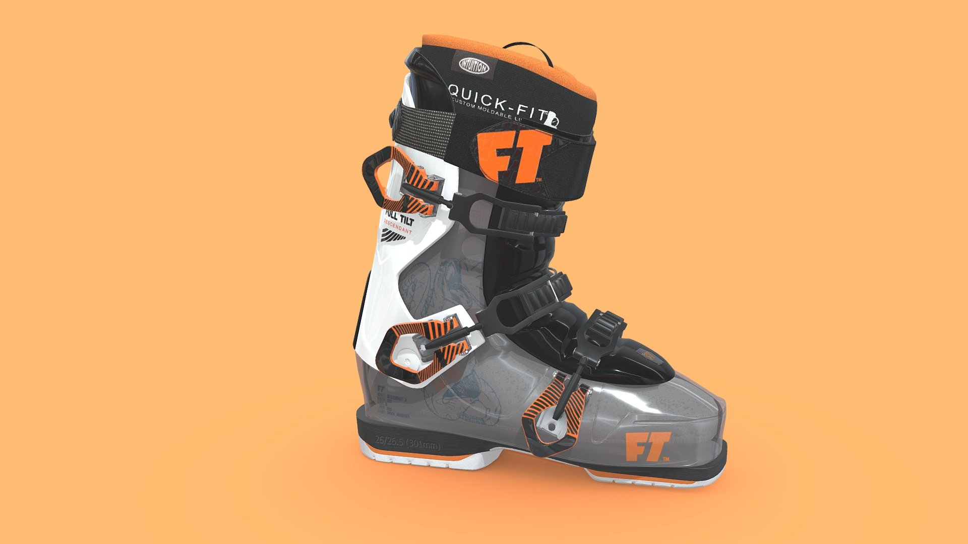 FT Ski Boot - 3D model by Vakoms [8169962] - Sketchfab