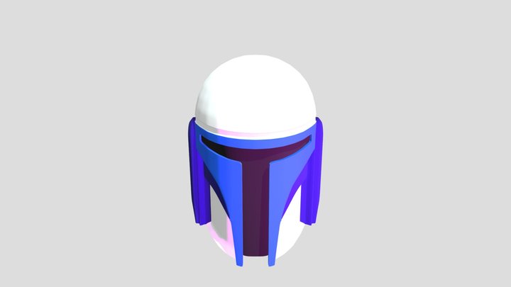 Mandalorian Helmet V1 3D Model
