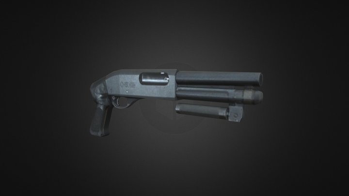 Serbu Super Shorty Shotgun 3D Model