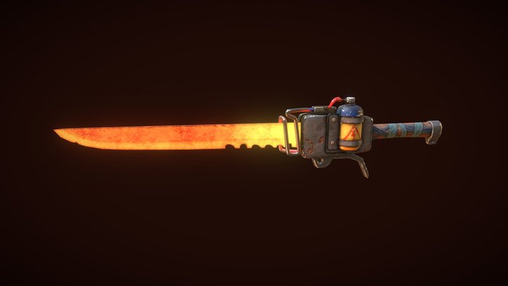 Heat Sword 3D Model