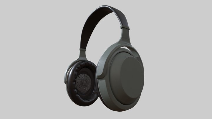 Headphones - Animated - Original design 3D Model