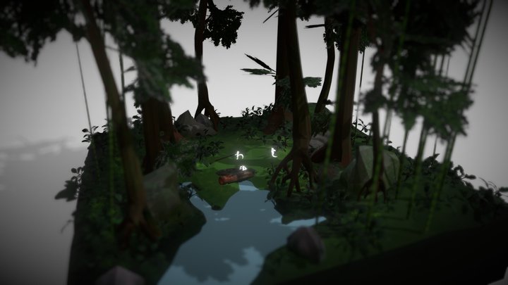 Cubeworld 2 Base 3D Model