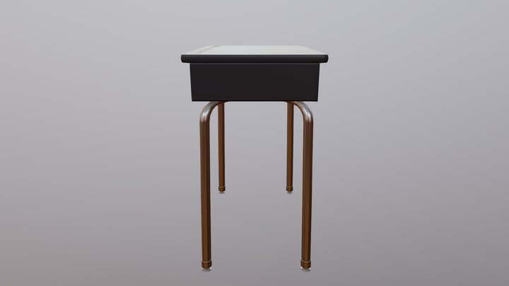 Class Desk 3D Model
