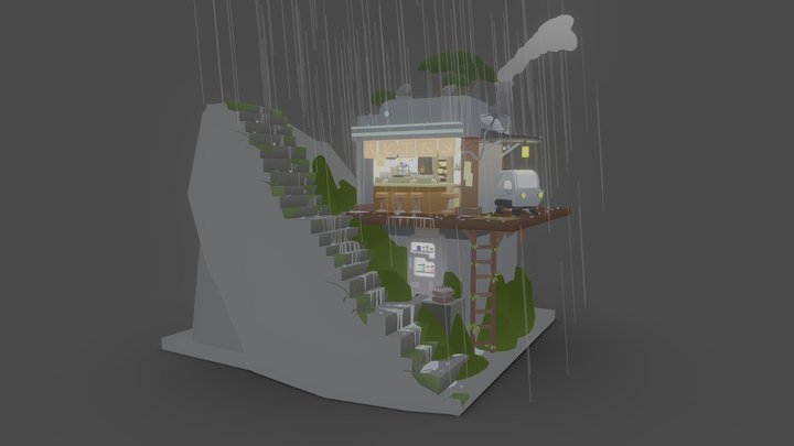 cafe 3D Model