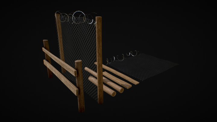 Fence Pack 3D Model