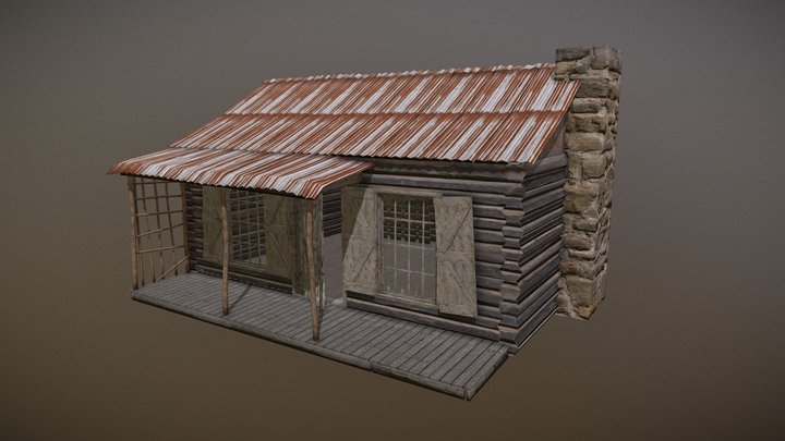 Old Cabin 3D Model