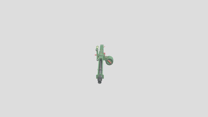 [CW - XYZ School] - Machine gun 3D Model