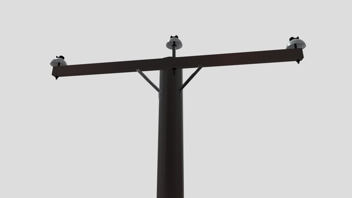 Distribution Pole 1 3D Model