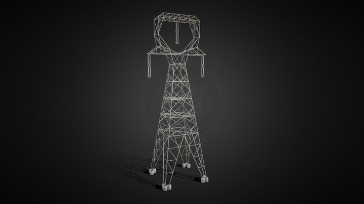 Power Transmission Tower (FREE) 3D Model