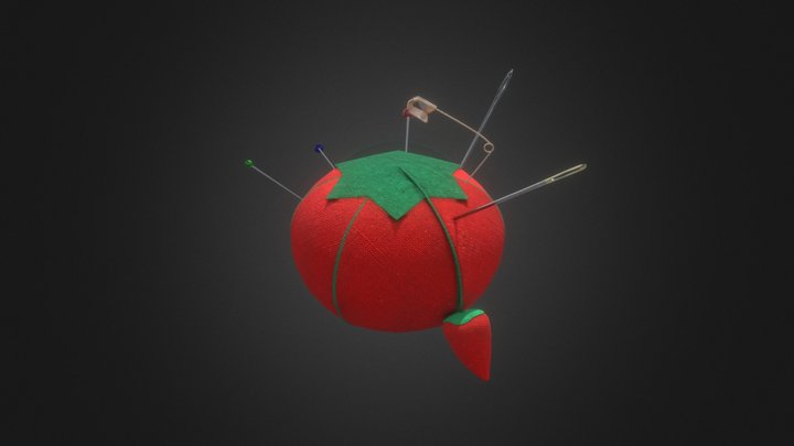 Tomato Pin Cushion 3D Model