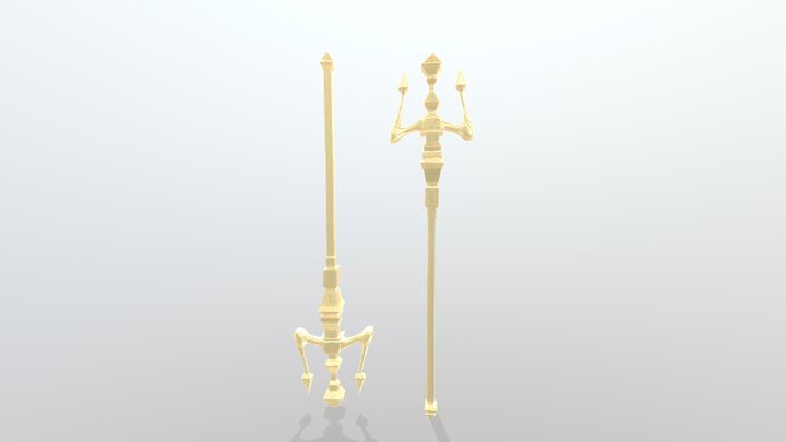 Trident Of Poseidon 3D Model