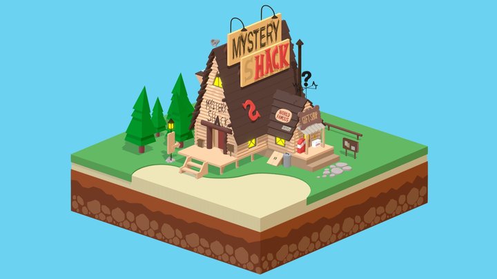 Mystery Shack 3D Model