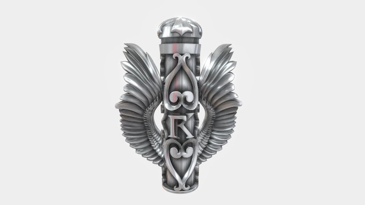 Bottle Wings 3D Model