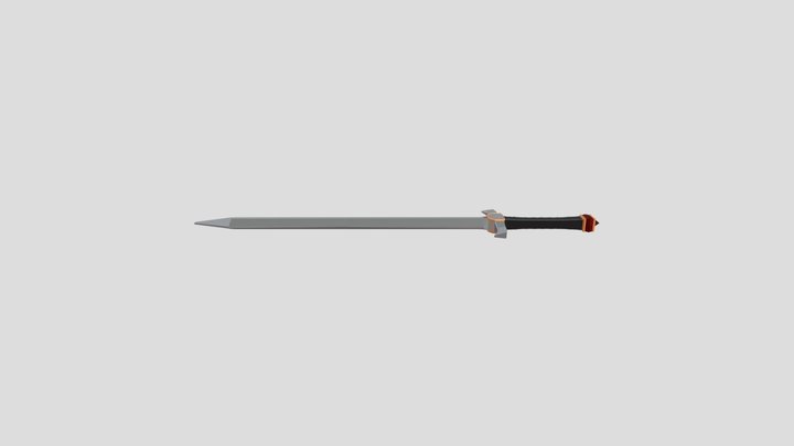 SimpleMedievalSword 3D Model