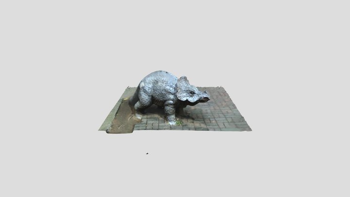 桃園市建國國小-三角龍 3D Model