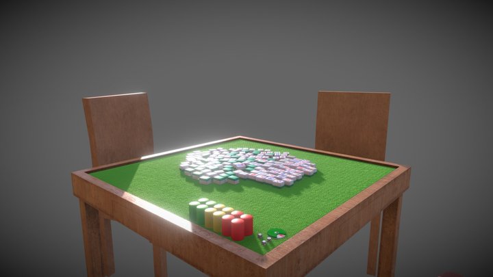 STL file Mahjong Game 🀄・3D printing design to download・Cults