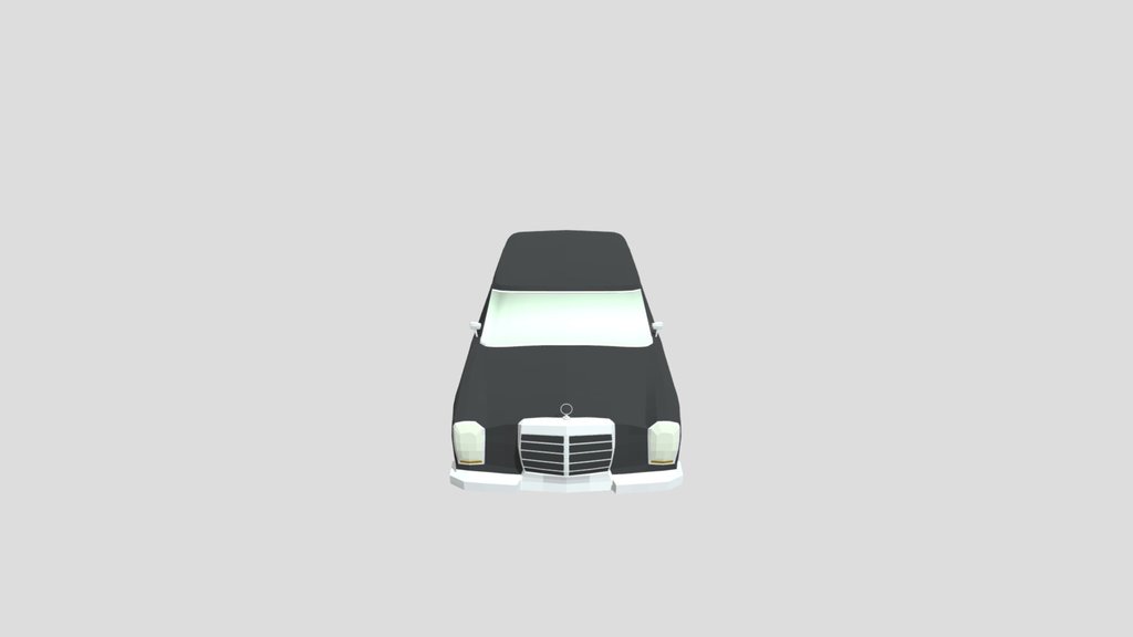Low Poly Retro Limousine