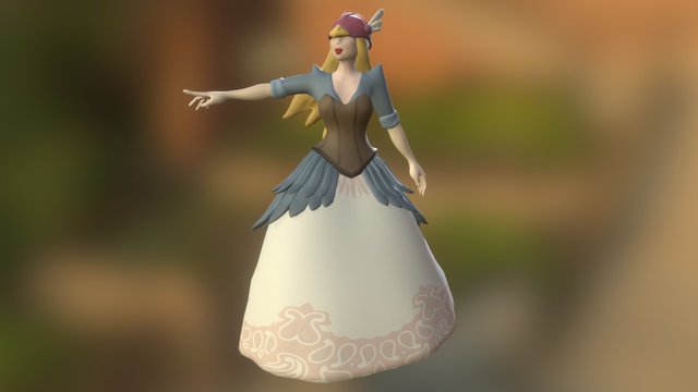 Vallerie the Valkyrie 3D Model