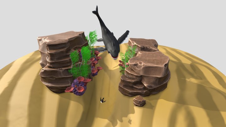 Underwater Scene 3D Model