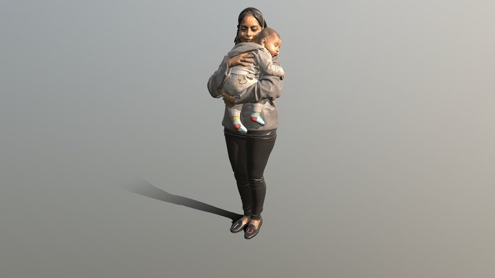 "Mummies embrace" 3D Model