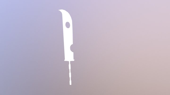 Zabuza Sword 3D Model