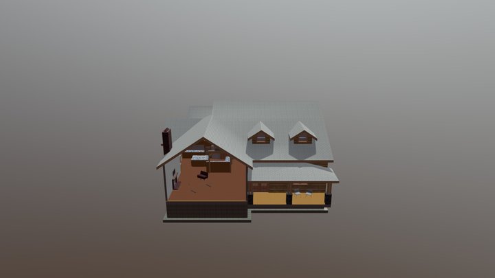 Mountaintop Lodge 3D Model