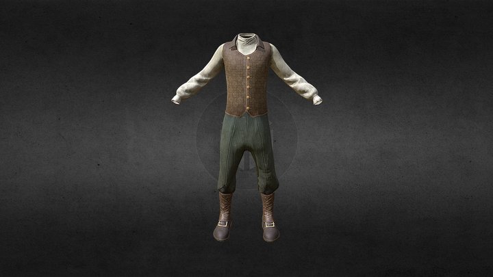 Merchant's Clothing Free 3D Model