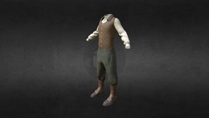 Merchant's Clothing Free 3D Model
