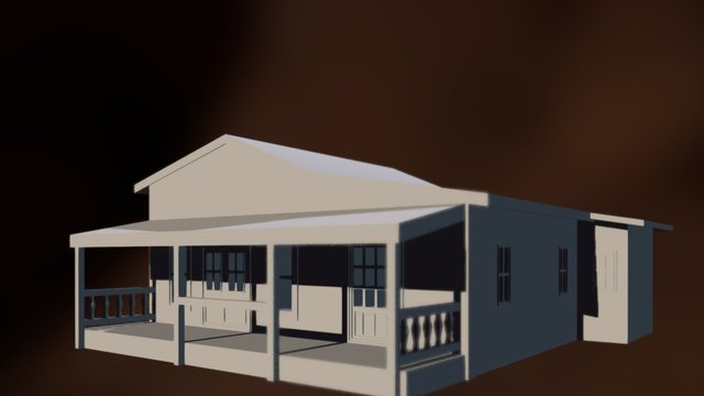 Old West House 3D Model