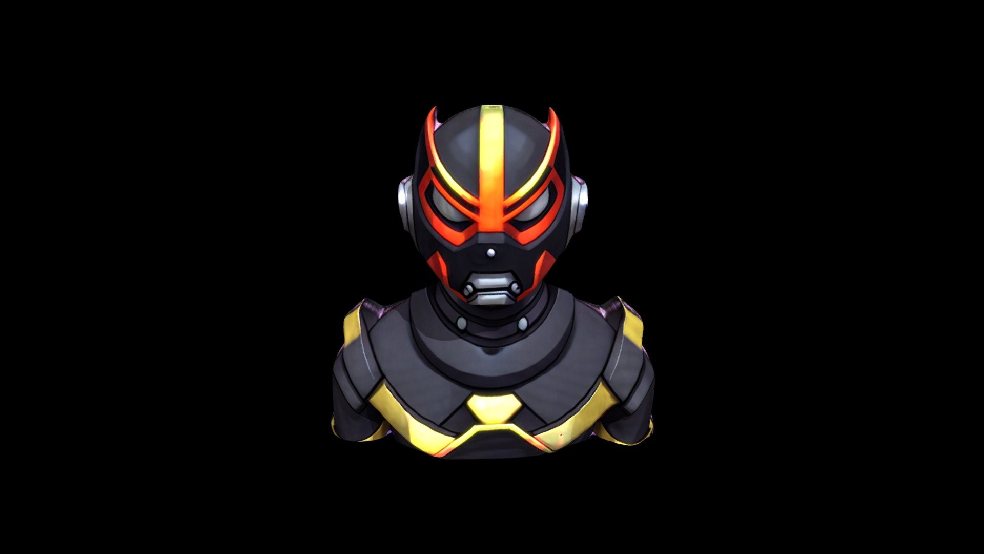 Helmet Mask Robot Cartoon 1433 - Download Free 3D model by klrxyz ...