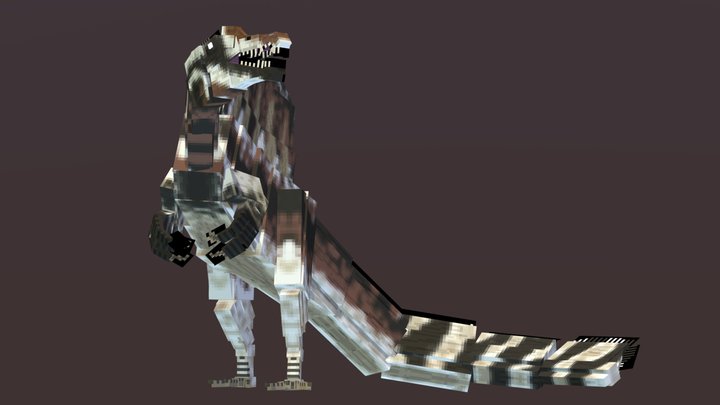 Blockbench / Spinosaurus aegyptiacus 3D Model