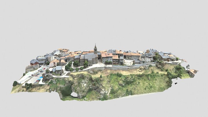 Bellver de Cerdanya: Casc antic 3D Model