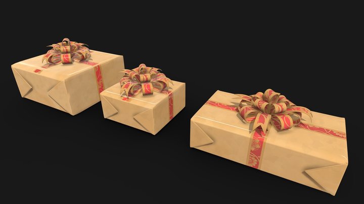 Gift Box – Free 3D Model STL