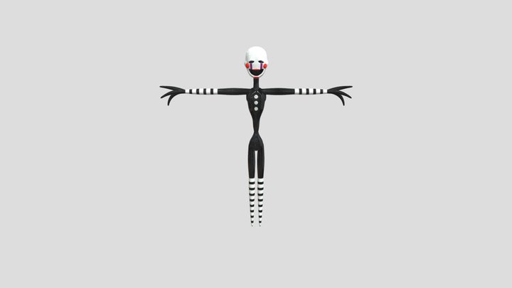 Fnaf 2 Movie Marionnete 3D Model