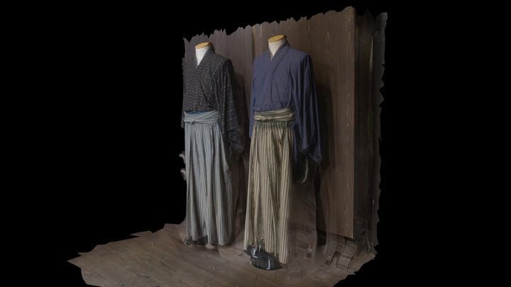 龍馬伝 衣装 3D Model