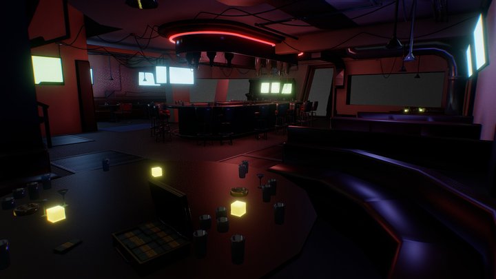 Chatsubo Bar - Neuromancer 3D Model