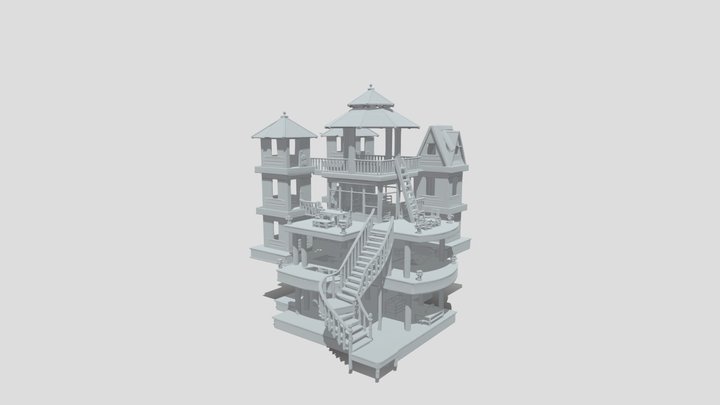 Bamboo Skyhouse 3D Model Free – Gratis 3D-model STL