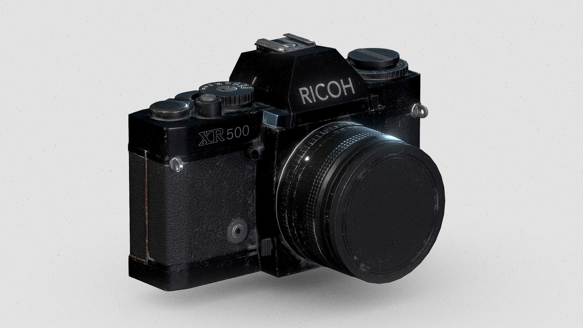 Ricoh XR500 Retro Camera - Download Free 3D model by Andre Lages