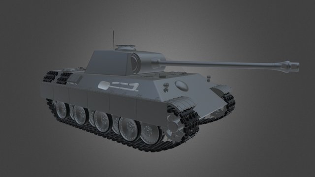 Panther Tank. 3D Model