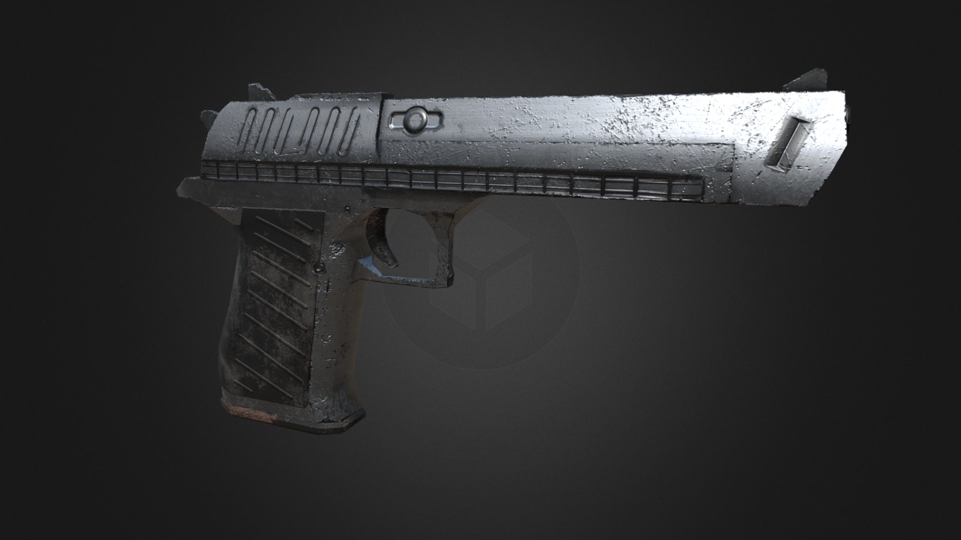 3D model Deagle - This is a 3D model of the Deagle. The 3D model is about a close-up of a guitar.