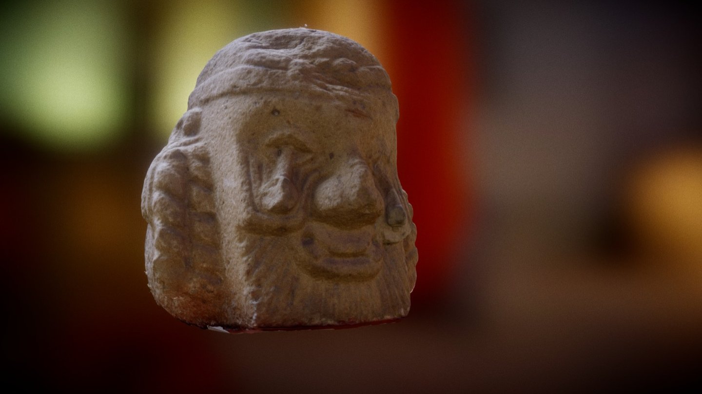 Maya Sculpture Fungi Eyes