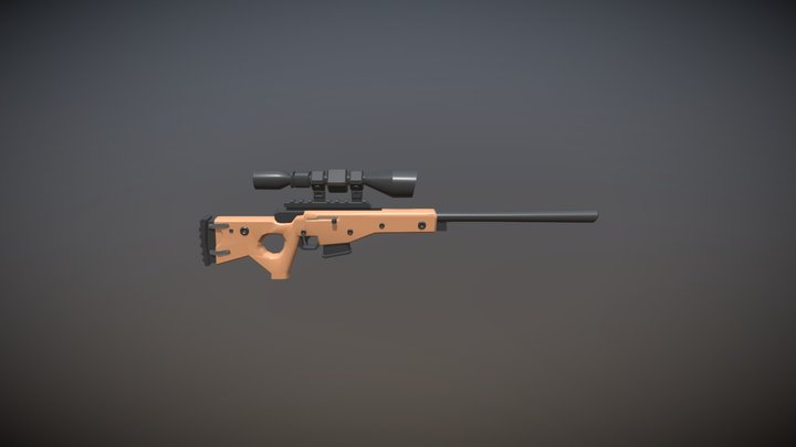 Fortnite Bolt Action Sniper (Fan Art) 3D Model