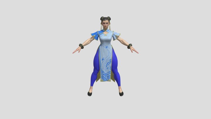Chun Li - Street Fighter 6 3D Model