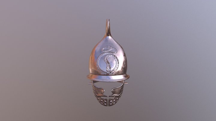 Tracian Helmet 3D Model